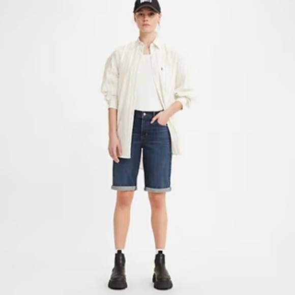 LEVI'S stretch denim shorts - Picture 1 of 8